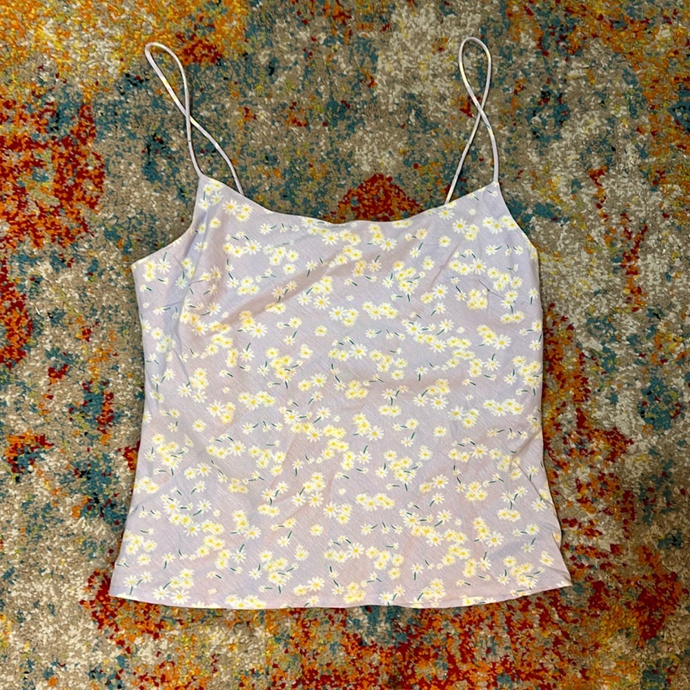 Floral Strappy Crop Top
